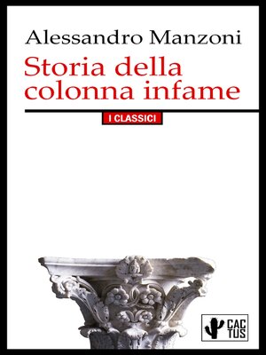 cover image of Storia della colonna infame